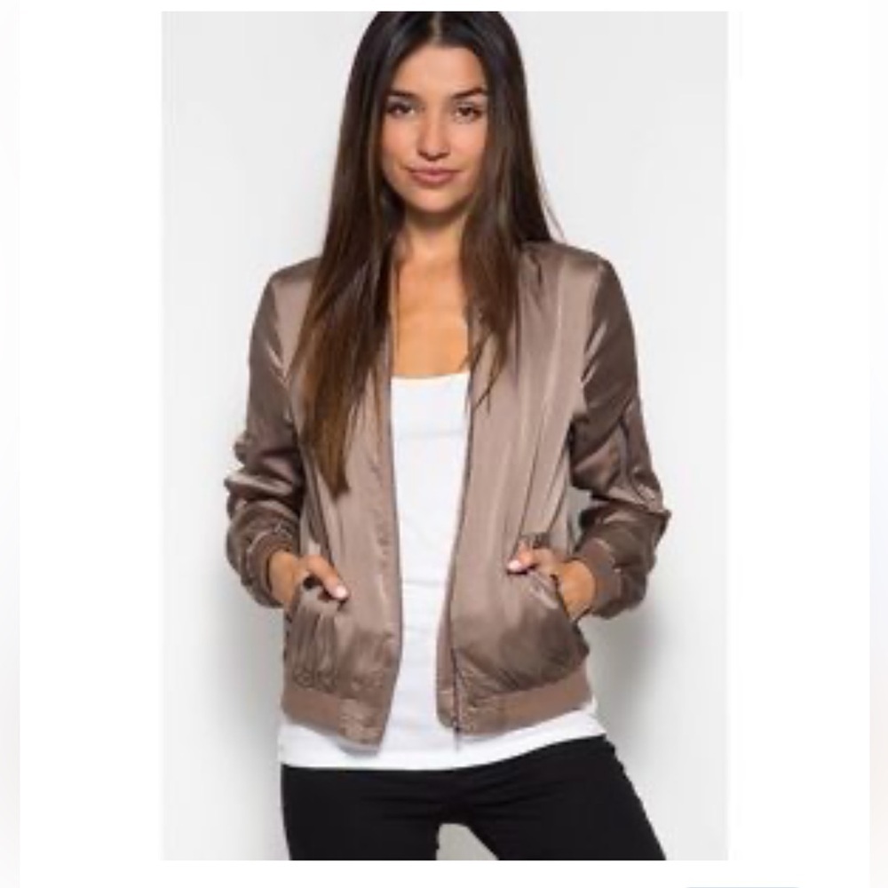 Balera Metallic Bomber Jacket